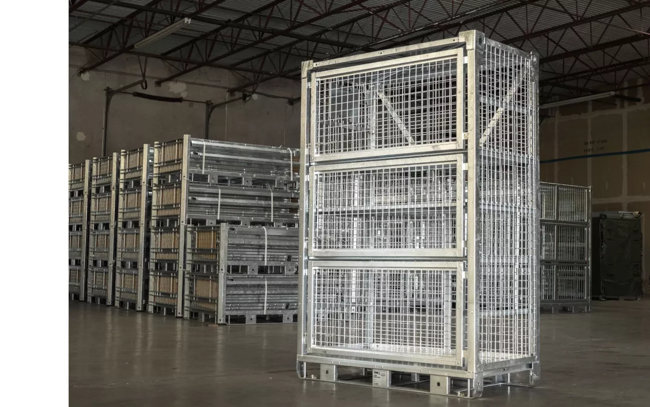SHARKCAGE - Heavy duty cages for storage and transport of supplies.